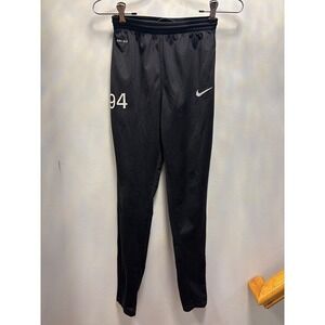 Nike Dri-Fit Teen Black Track Pants With "94" Graphic Sz M